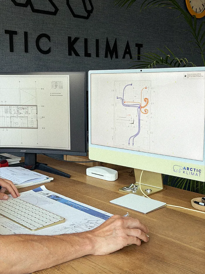 Projekt wykonawczy instalacji sanitarnych i HVAC Arctic Klimat